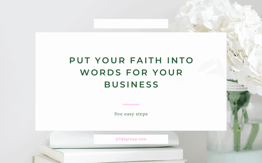 Faith Statement For Business